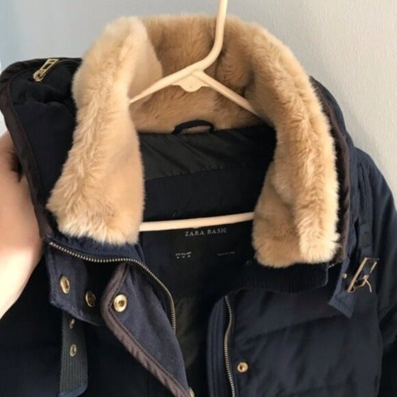 Zara Semi-Long Puffer Anorak - Picture 4 of 9